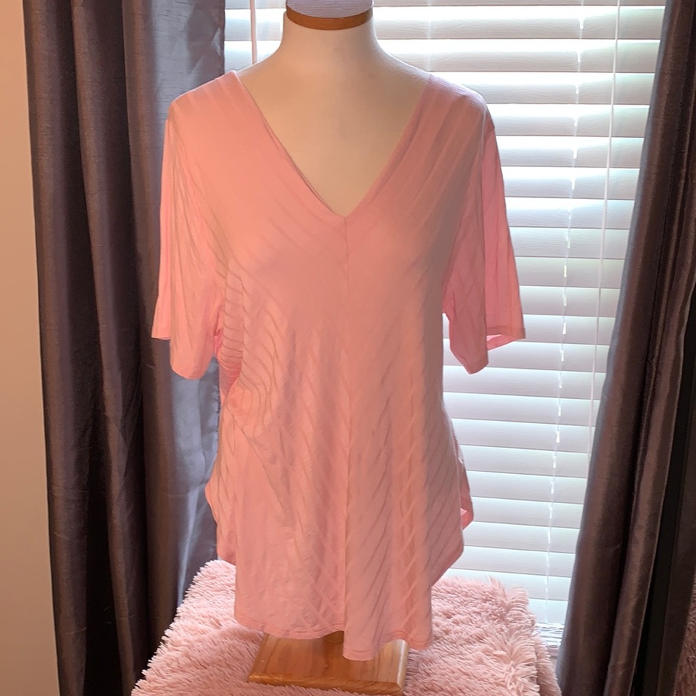 Pink top from Debs
